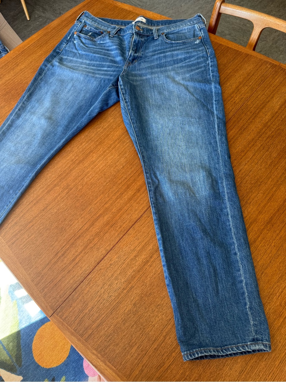 Madewell Straight Fit Women’s Blue Jeans